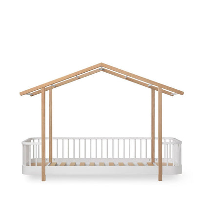 Wood Original Hausbett 90x200 cm - Weiß/Eiche - little something