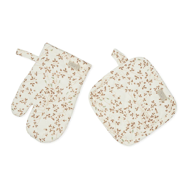 Ofenhandschuh und Topflappen Set Lierre