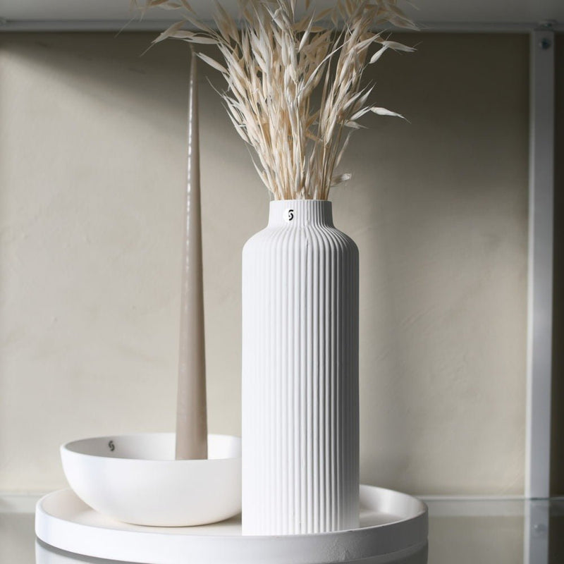 Adala Vase aus Keramik weiß - little something