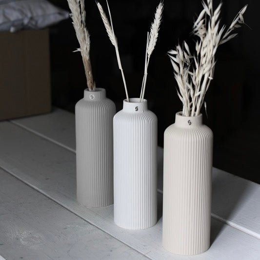 Adala Vase aus Keramik weiß - little something