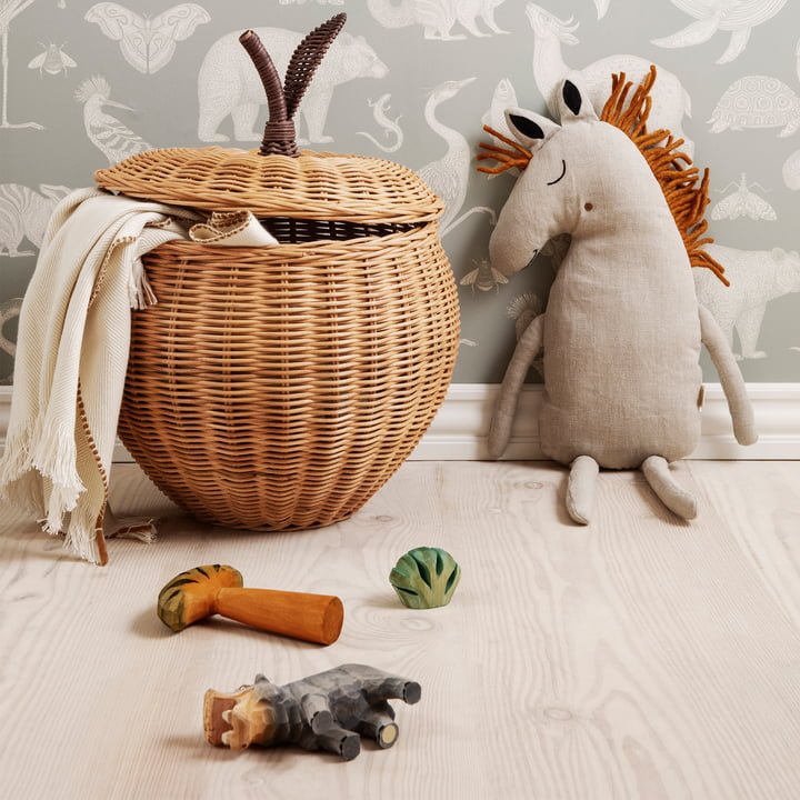kuscheltier aufbewahrung korb Ferm Living Aufbewahrungskorb Apfel – little something