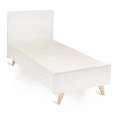 Babybett Loft - White 140x70cm (inkl. Umbaumöglichkeit in ein Kinderbett 140x70cm) - little something