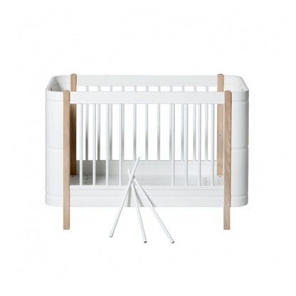 Babybett Wood Mini+ Basic (exkl. Umbauset zum Juniorbett) - little something