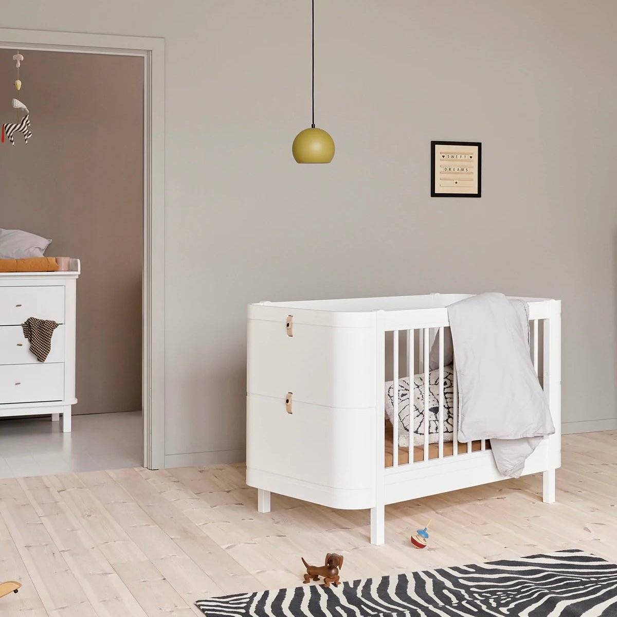 Babybett Wood Mini+ Basic (exkl. Umbauset zum Juniorbett) - little something