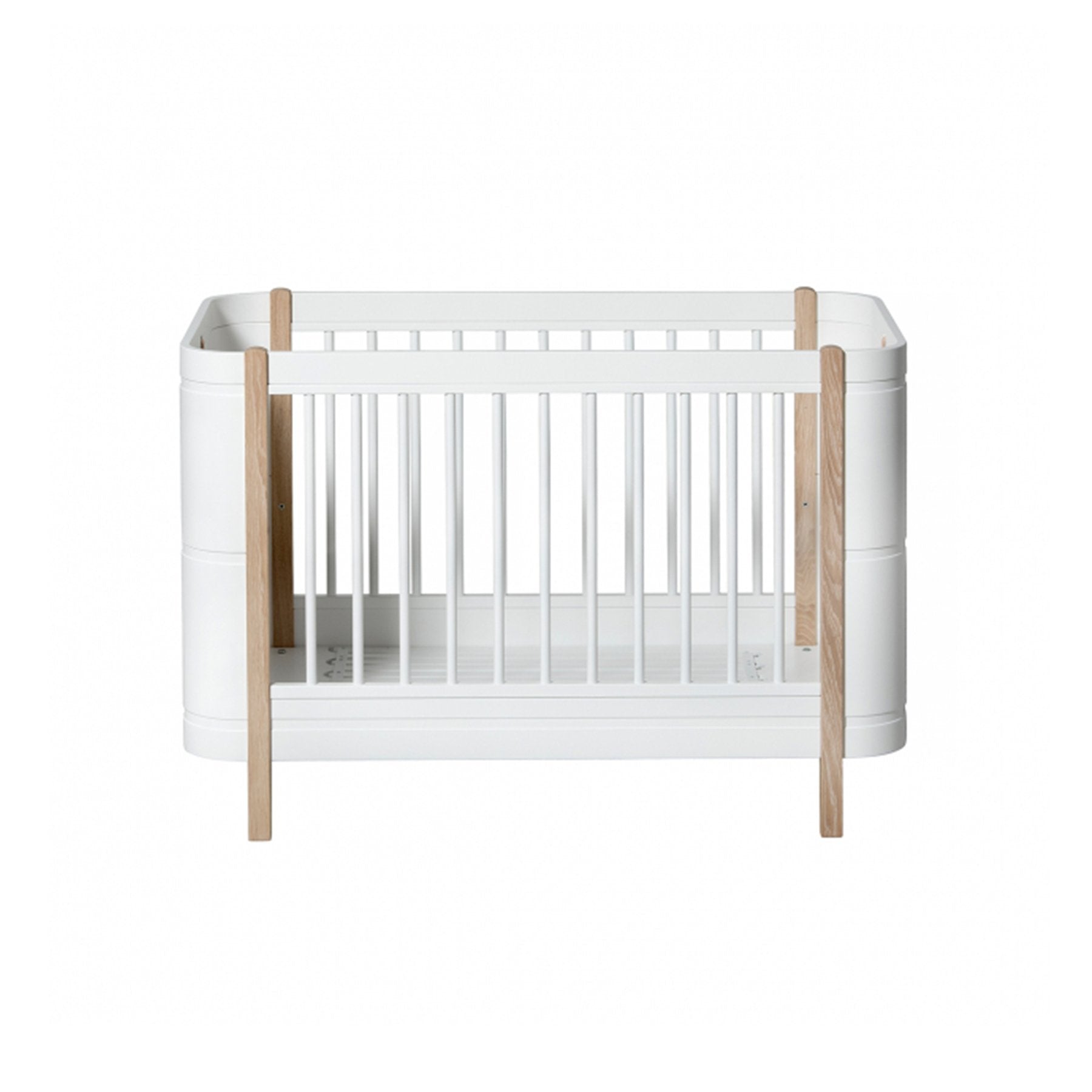 Oliver Furniture WOOD BABY- UND KINDERBETT, WEISS/EICHE deals