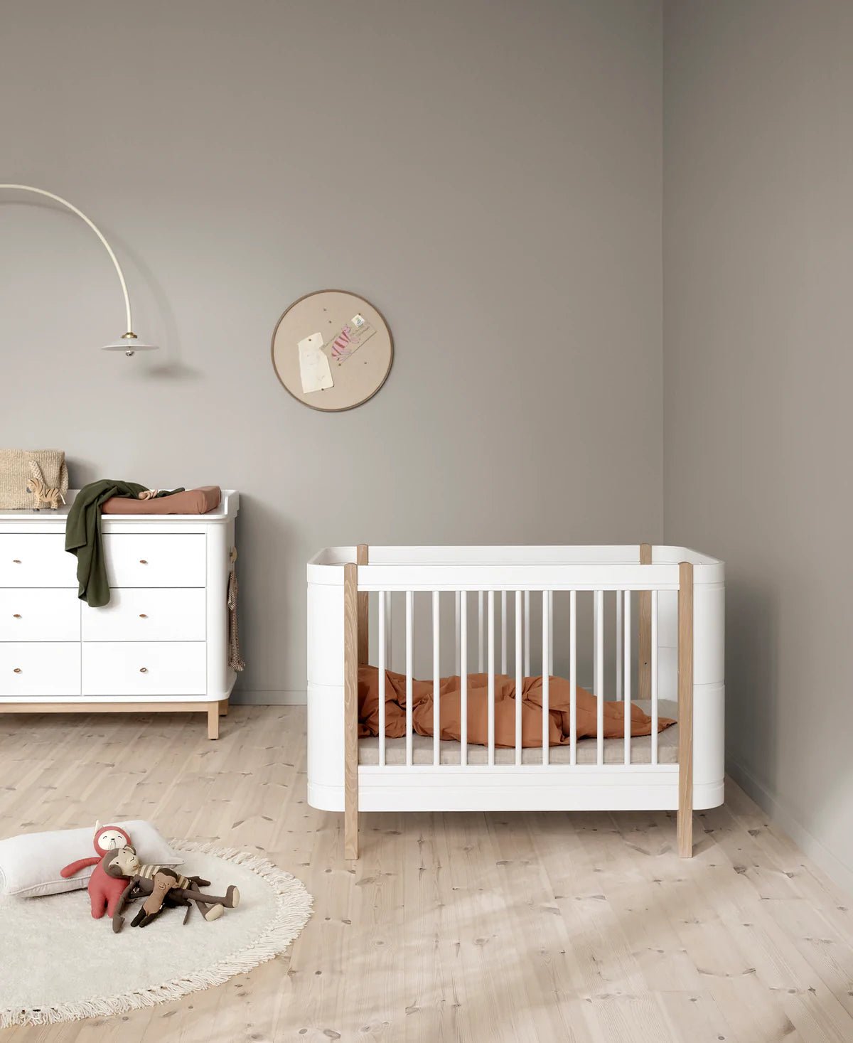 Babybett Wood Mini+ Basic (inkl. Umbauset zum Juniorbett) - little something