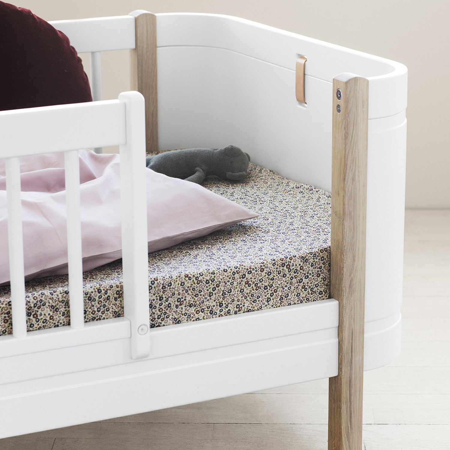 Babybett Wood Mini+ Basic (inkl. Umbauset zum Juniorbett) - little something