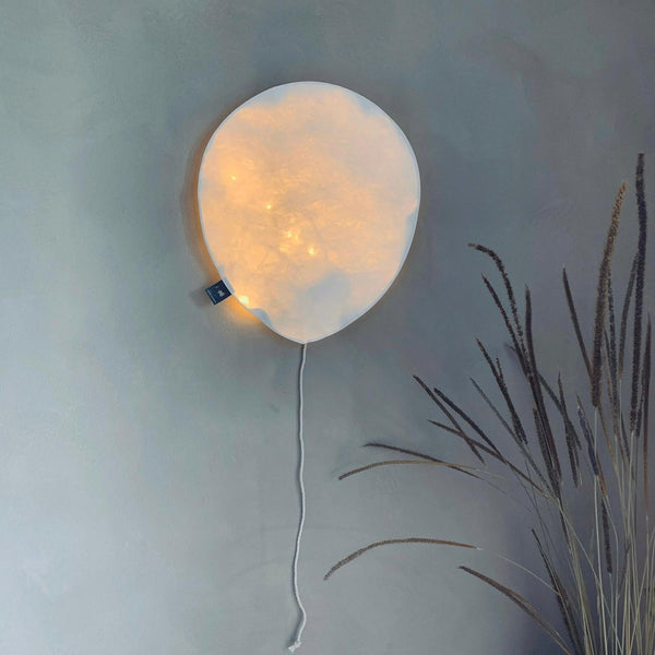 Ballon-Lampe aus Papier weiß - little something