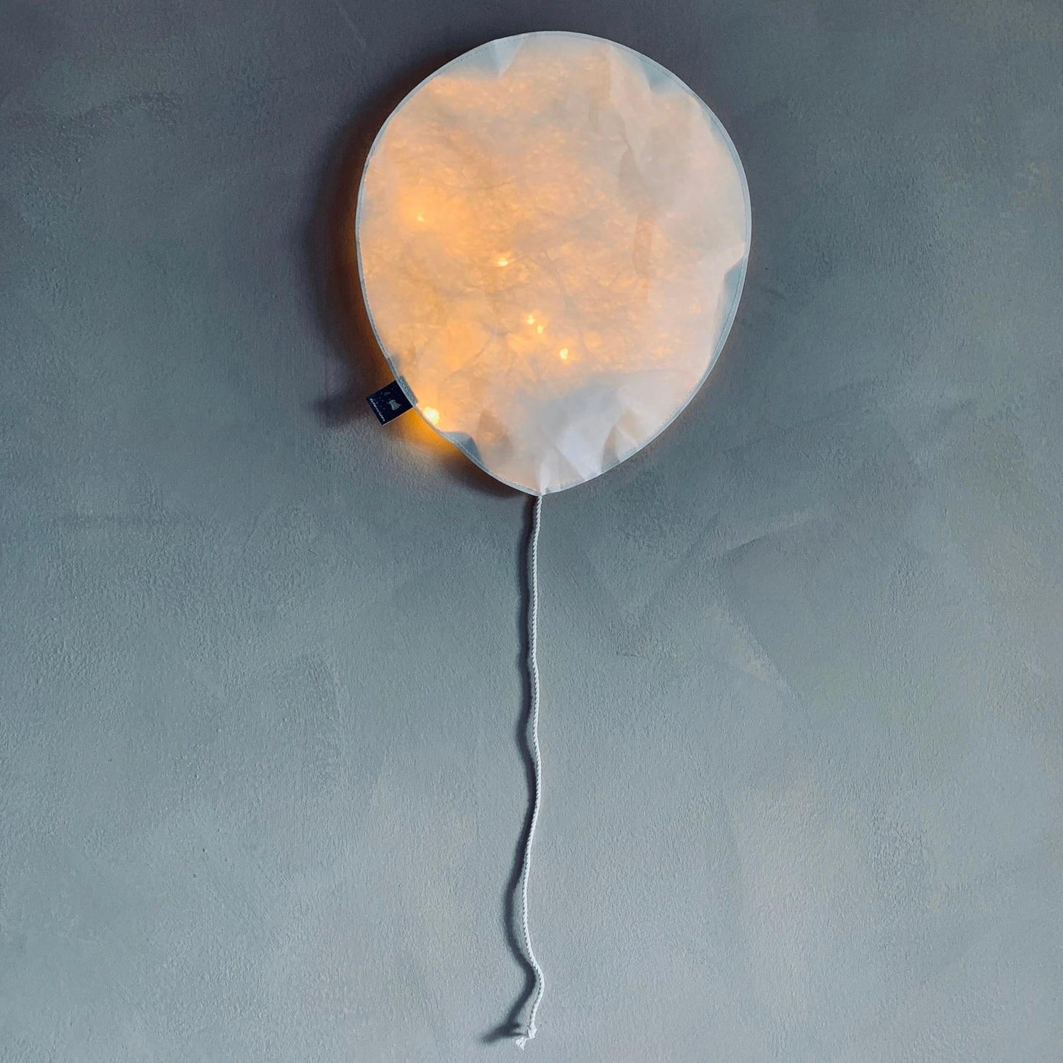 Ballon-Lampe aus Papier weiß - little something