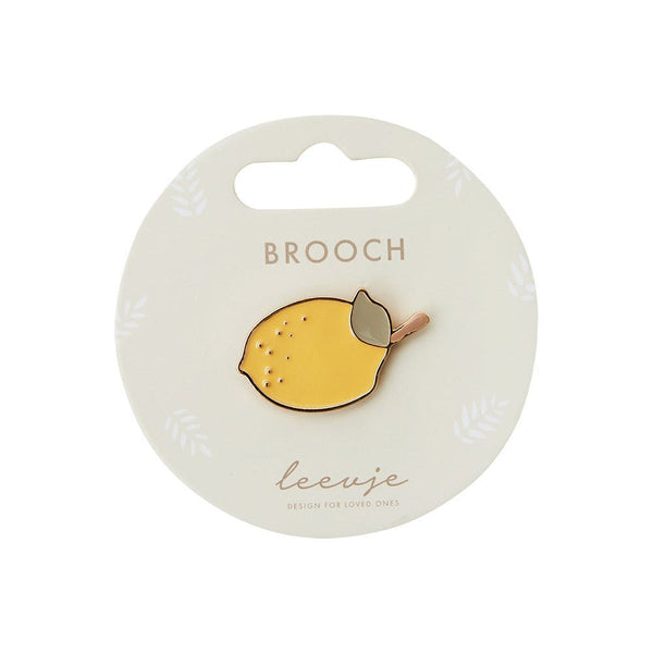 Brosche Zitrone - little something