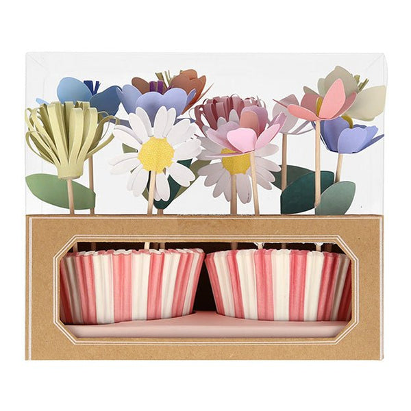 Cupcake Kit Muffinförmchen "Flower Garden" - little something