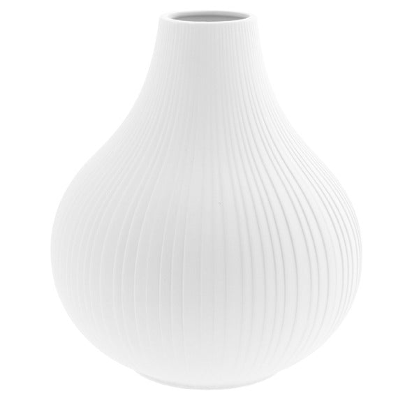 Ekenäs Vase aus Keramik XL weiß 25cm - little something