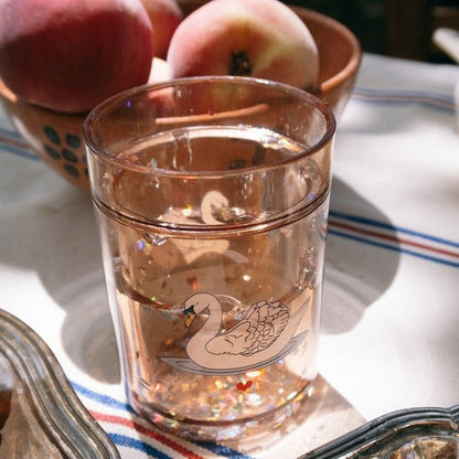 Glitzerbecher Swan &quot;Glitter Cup&quot; - little something
