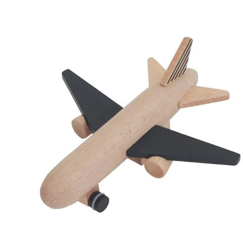 Flugzeug zum Aufziehen aus Holz