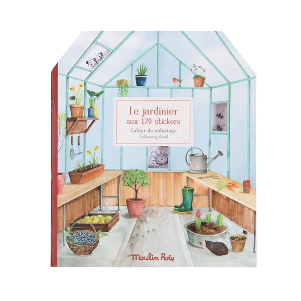 Mal- und Stickerbuch Le Jardinier