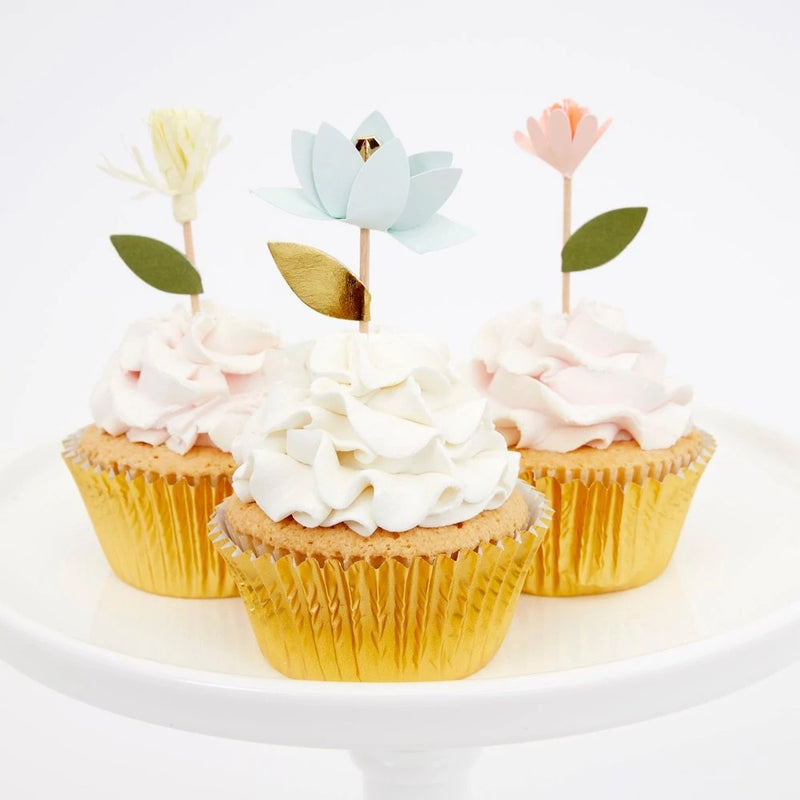 Cupcake Kit Blumen Muffinförmchen