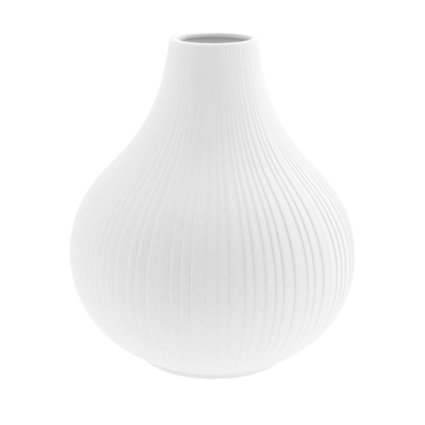 Ekenäs Vase aus Keramik Large weiß 14cm