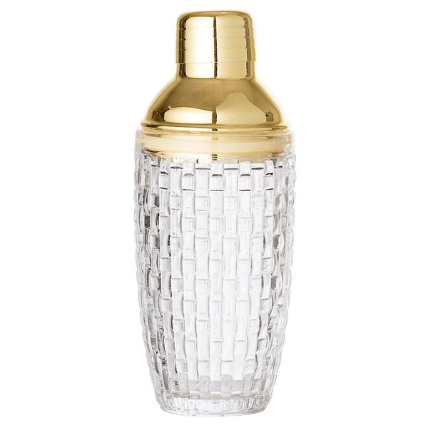 Cocktail Shaker Glas / gold