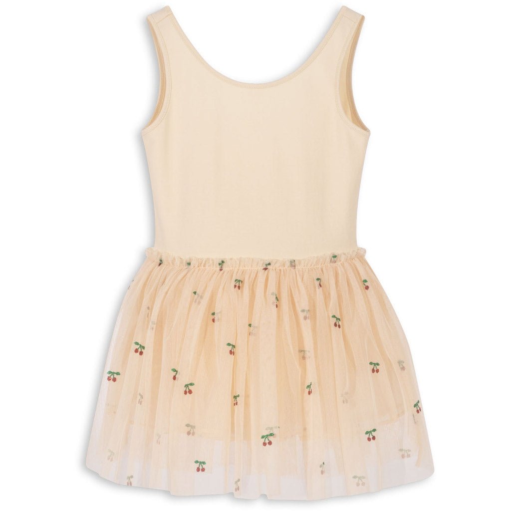 Kleid Tutu mit Trägern &quot;Fairy Ballerina Dress Cherry Glitter&quot; - little something