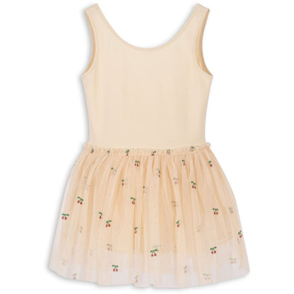 Kleid Tutu mit Trägern &quot;Fairy Ballerina Dress Cherry Glitter&quot; - little something