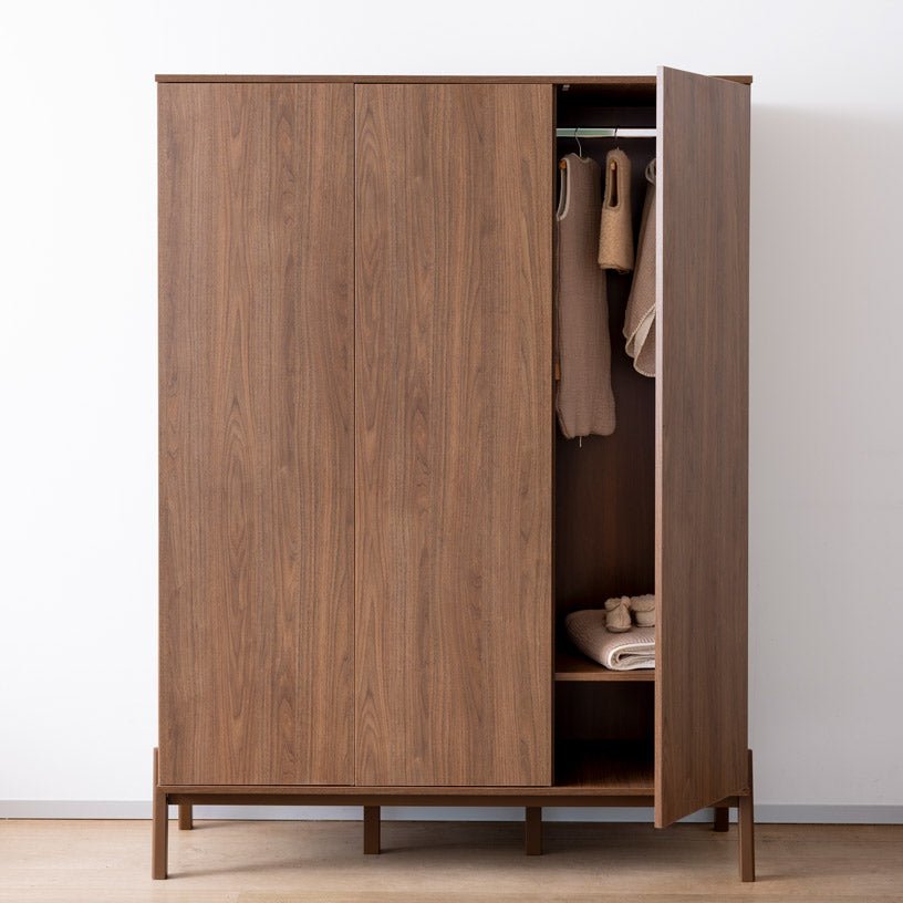 Kleiderschrank 3-türig Ashi - Chestnut - little something