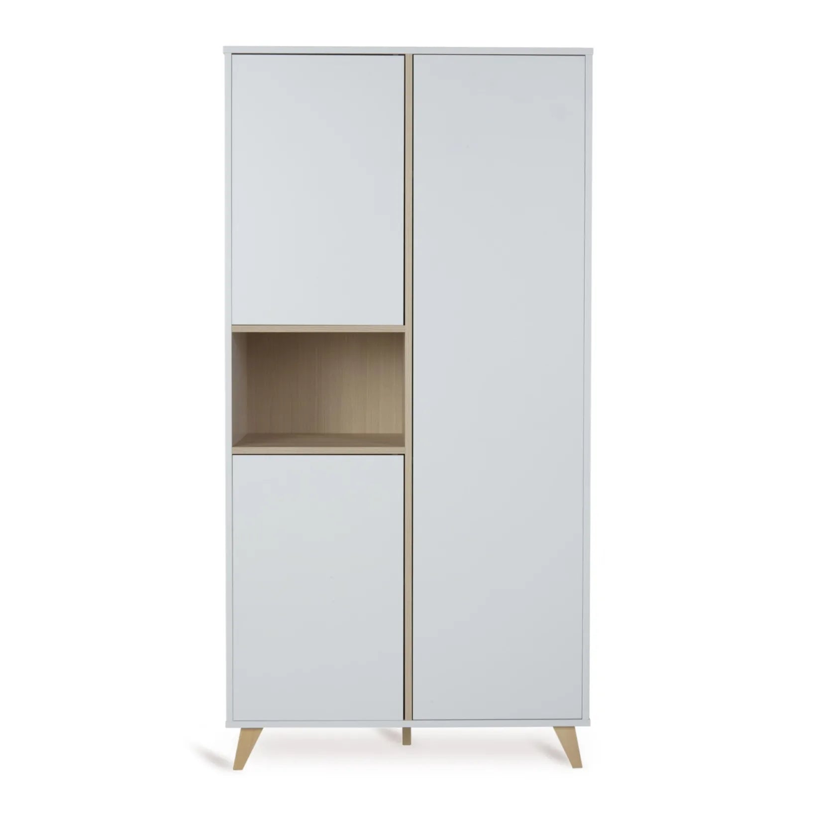 Kleiderschrank 3-türig Loft - White - little something