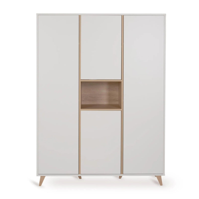 Kleiderschrank 4-türig Loft - White - little something