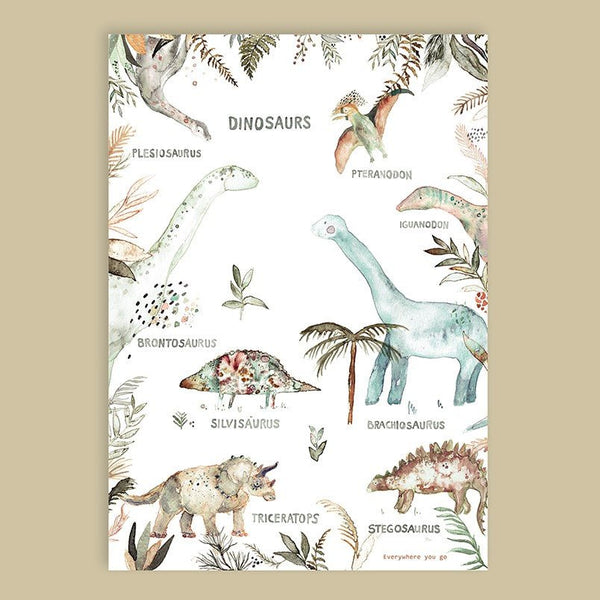 Lara Bispinck Poster Dinosaurier - little something