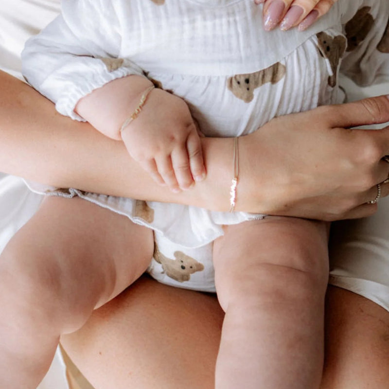 Mama und Mini Armband Set beige - little something
