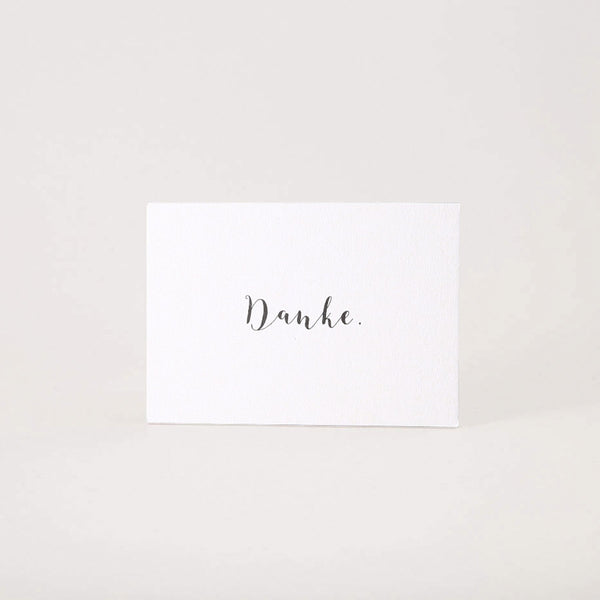 Mini Postkarte "Danke" - little something