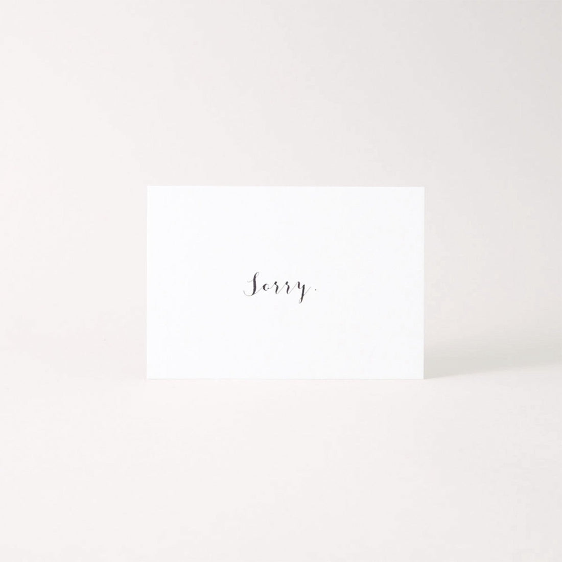 Mini Postkarte &quot;Sorry&quot; - little something