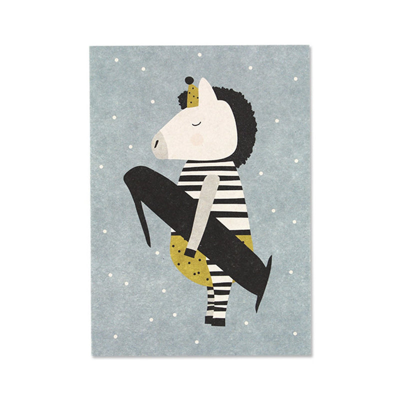 Postkarte Zebra 1. Geburtstag - little something