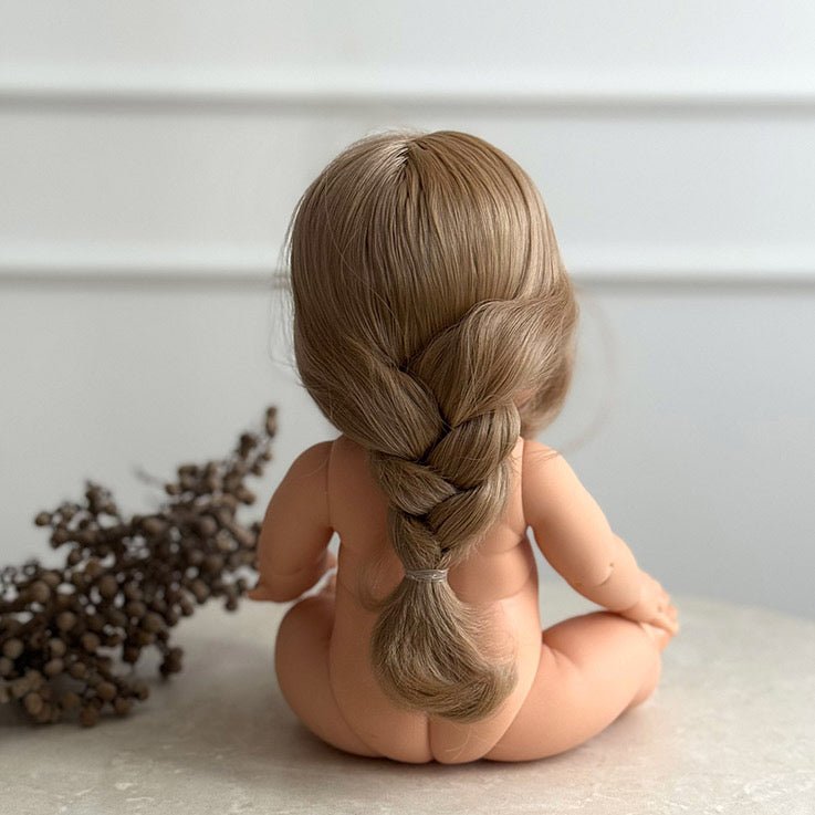 Puppe "Alienor" 34cm mit blonden langen Haaren und blauen Augen - little something