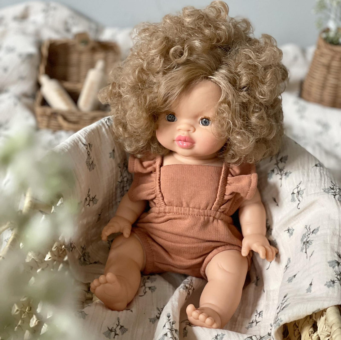 Puppe &quot;Anais&quot; 34cm mit blonden Haaren und blauen Augen - little something