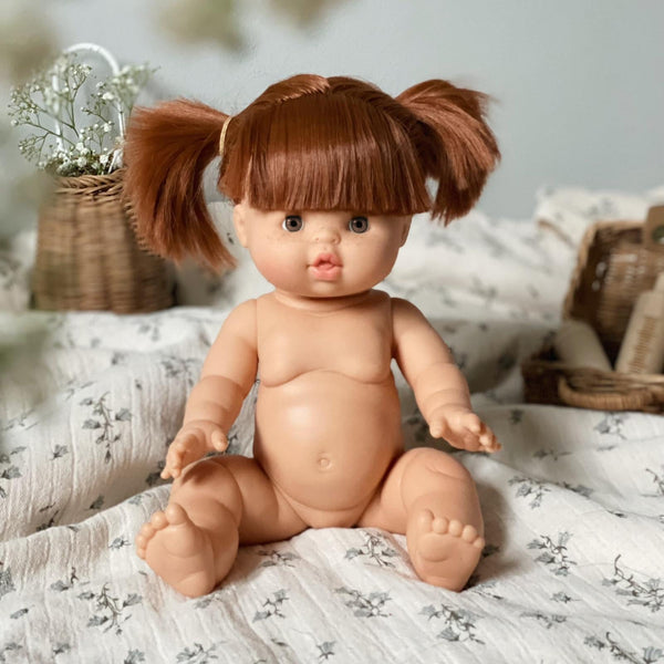 Puppe "Raphaelle" 34cm mit roten Haaren und braunen Augen - little something