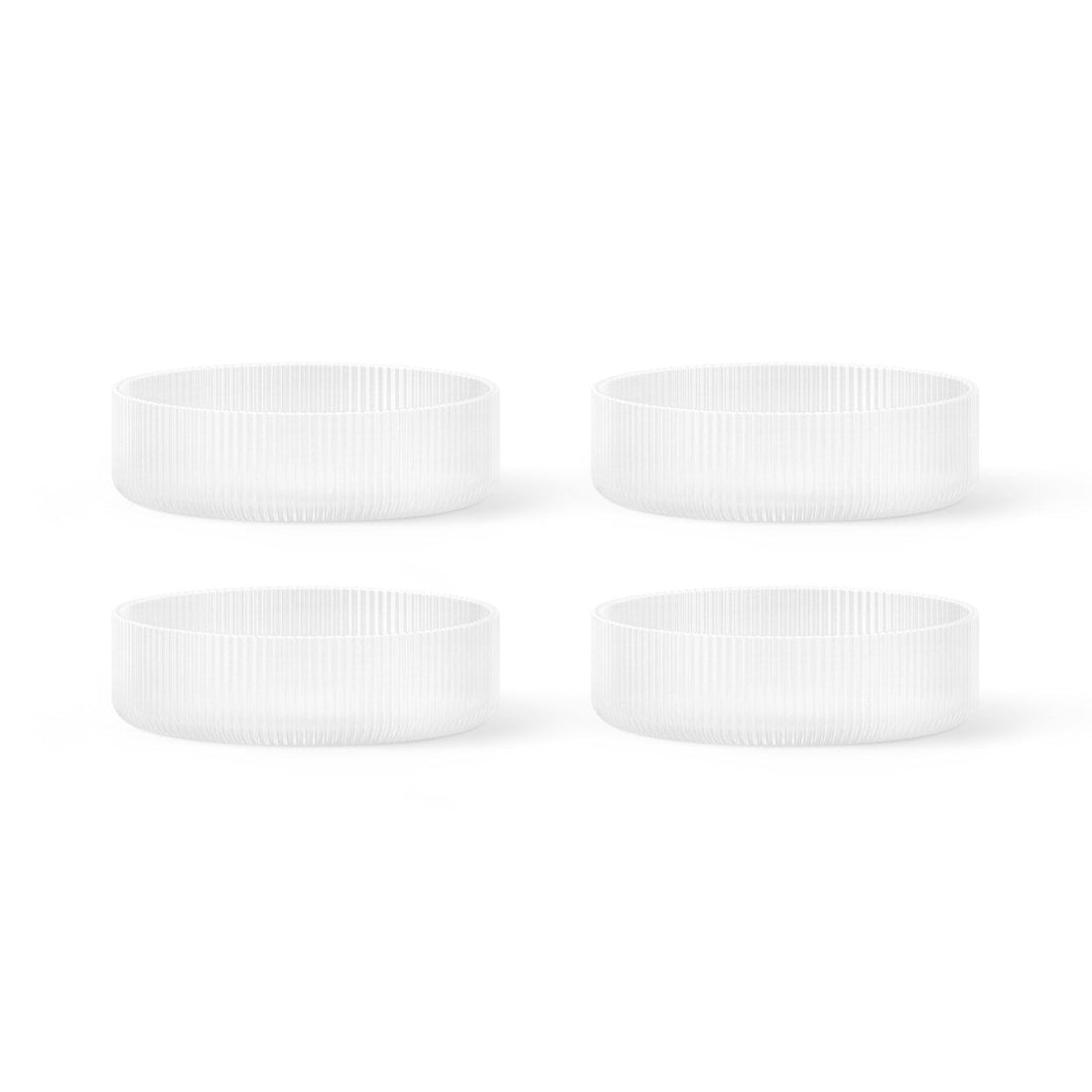 Ripple Serving Bowls &quot;Frosted&quot; 4er Set - little something