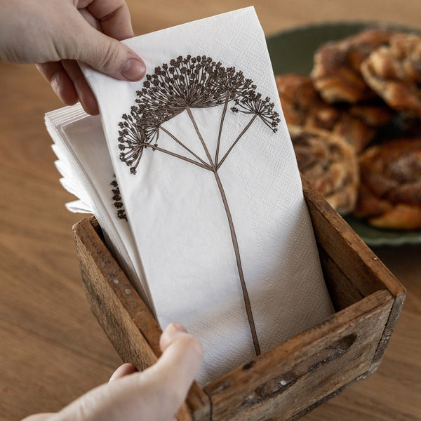 Servietten aus Papier mit Blumenmotiv "Björnloka" - little something