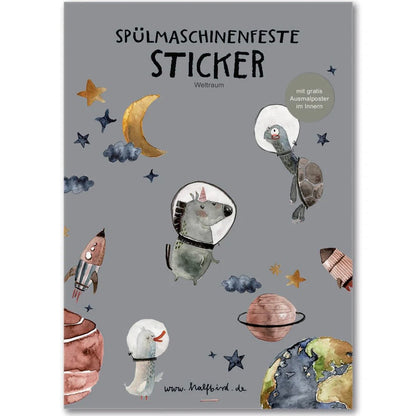 Spülmaschinenfeste Sticker - little something