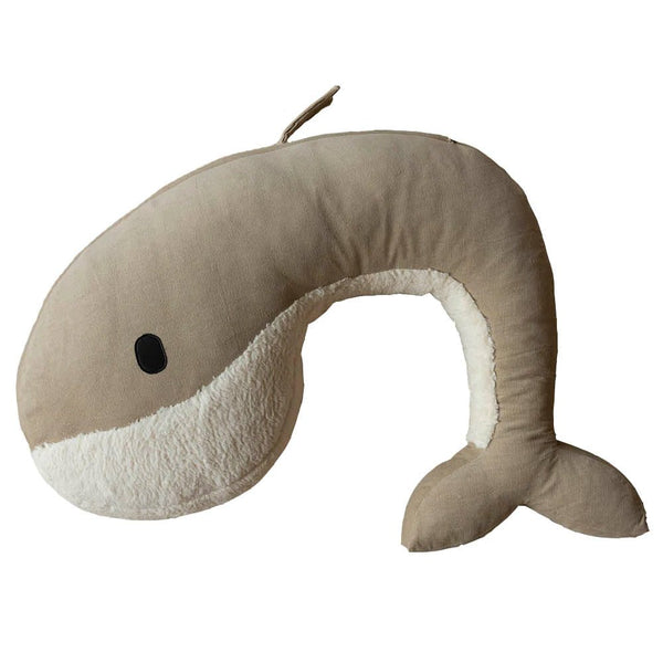 Stillkissen Wal "Whale Momo" aus Bio-Baumwolle - little something