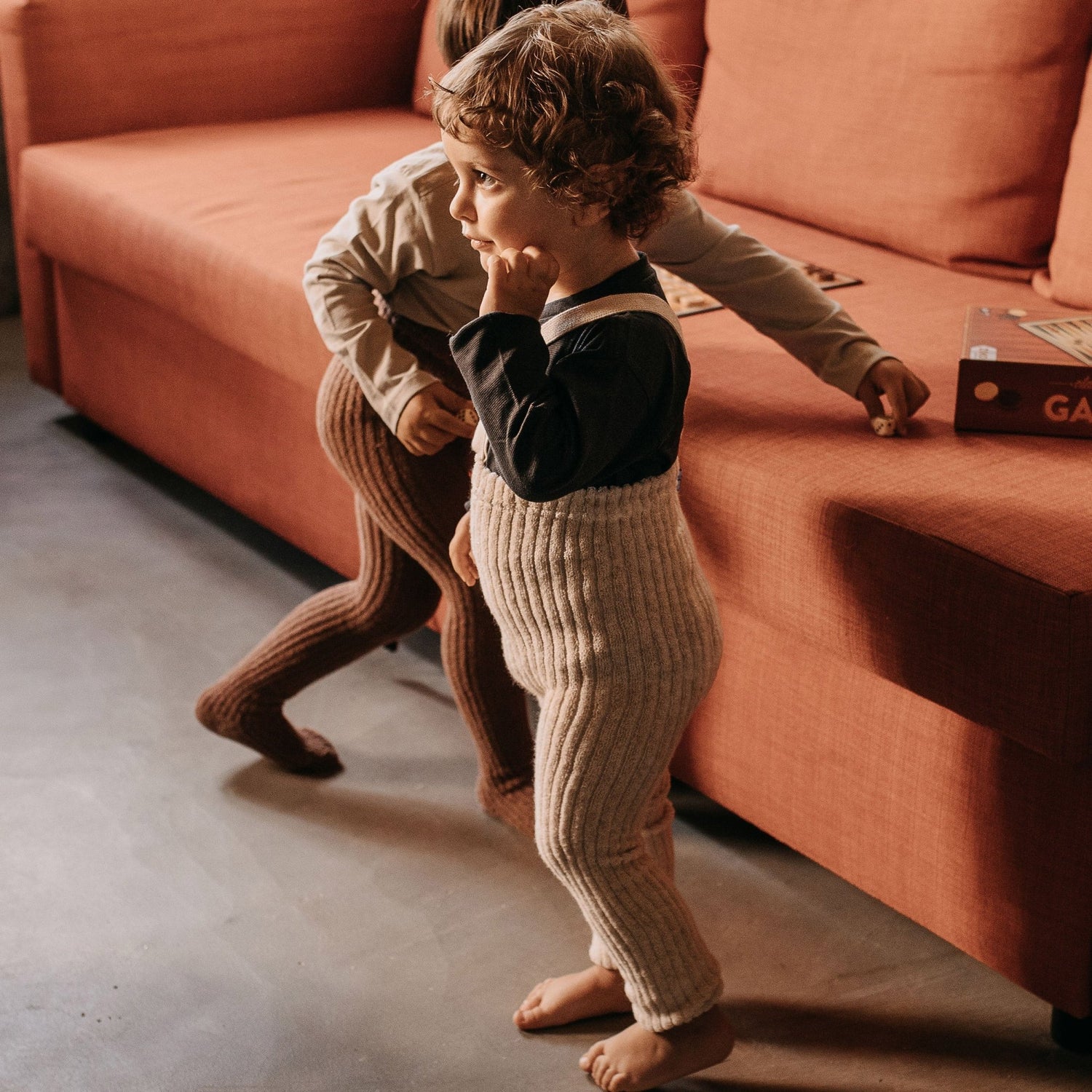 Strumpfhose Granny peanut ohne Fuß - little something