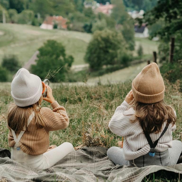 Strumpfhose Wooly cream aus Merinowolle ohne Fuß - little something