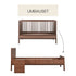 Umbauset "Junior Kit" Ashi - Chestnut vom Kinderbett 140x70cm zum Juniorbett 170x70cm inkl. Nachttisch - little something
